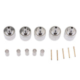 Maxbell 5 Pieces Connector BNC Male Plug Pin Crimp for RG58 LMR195 RG142 RF COAXIAL - Aladdin Shoppers