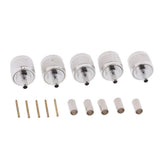 Maxbell 5 Pieces Connector BNC Male Plug Pin Crimp for RG58 LMR195 RG142 RF COAXIAL - Aladdin Shoppers