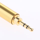 2.5mm Stereo TRRS 3 Pole Male Conductor Connector Replacement  gold