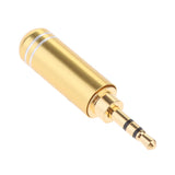 2.5mm Stereo TRRS 3 Pole Male Conductor Connector Replacement  gold