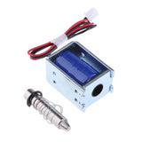 Maxbell DC 6V 1A Electric Magnetic Push-Pull Solenoid Lock for Doors Gates Cabinet