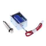 Maxbell DC 6V 1A Electric Magnetic Push-Pull Solenoid Lock for Doors Gates Cabinet