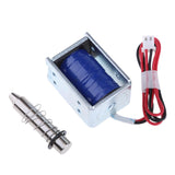 Maxbell DC 12V 2A Electric Magnetic Push Solenoid Lock for Doors Gates Cabinet