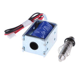 Maxbell DC 12V 2A Electric Magnetic Push Solenoid Lock for Doors Gates Cabinet