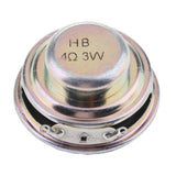 Maxbell 40mm 3W Full Range Audio Speaker Round Loudspeaker Replacement Black
