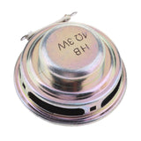 Maxbell 40mm 3W Full Range Audio Speaker Round Loudspeaker Replacement Black