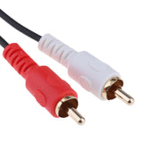 Maxbell Stereo Audio Cable Wire Cord 3 Pin 1 XLR Female Plug to 2 RCA Male Splitter