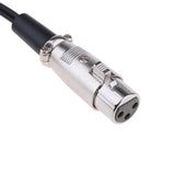 Maxbell Stereo Audio Cable Wire Cord 3 Pin 1 XLR Female Plug to 2 RCA Male Splitter