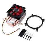 Maxbell CPU Cooler 9cm Cooling Fan Radiator Heatsink Copper Heat Pipes for Intel/AMD