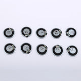 Maxbell 10Pieces Full Range Audio Speaker 2W 8ohm Round Loudspeaker 30x30mm