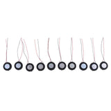 Maxbell 10Pieces Full Range Audio Speaker 1W 8ohm Round Loudspeaker 20x20mm