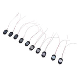 Maxbell 10Pieces Full Range Audio Speaker 1W 8ohm Ellipse Loudspeaker 24x15mm