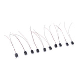 Maxbell 10Pieces Full Range Audio Speaker 1W 8ohm Ellipse Loudspeaker 20x14mm