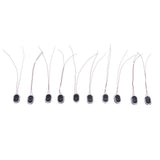 Maxbell 10Pieces Full Range Audio Speaker 1W 8ohm Ellipse Loudspeaker 20x14mm