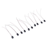 Maxbell 10Pieces Full Range Audio Speaker 1W 8ohm Ellipse Loudspeaker 20x14mm