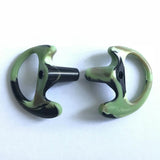 Maxbell 1Pair Silicone Ear Bud for Covert Acoustic Tube Earpiece For Two way Radio m