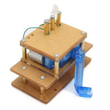 Maxbell Dynamo Hand Crank Generator Electronic Experiment DIY Kits Emergency power