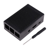 Maxbell Durable Aluminum Case Box Enclosure Protective Shell For Raspberry Pi 3B+ Black - Aladdin Shoppers