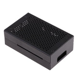 Maxbell Durable Aluminum Case Box Enclosure Protective Shell For Raspberry Pi 3B+ Black - Aladdin Shoppers