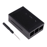 Maxbell Durable Aluminum Case Box Enclosure Protective Shell For Raspberry Pi 3B+ Black - Aladdin Shoppers