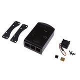 Maxbell Protective Case Enclosure Box Cover&Cooling Fan For Raspberry Pi Black - Aladdin Shoppers