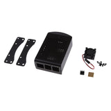 Maxbell Protective Case Enclosure Box Cover&Cooling Fan For Raspberry Pi Black - Aladdin Shoppers