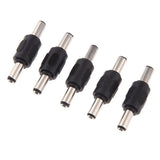 Maxbell 5Pcs Replacement Adapter Plug Converter 5.5mm x 2.1mm Male Plug to 5.5mm x2.1mm Male Plug - Aladdin Shoppers