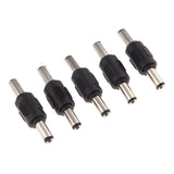 Maxbell 5Pcs Replacement Adapter Plug Converter 5.5mm x 2.1mm Male Plug to 5.5mm x2.1mm Male Plug - Aladdin Shoppers