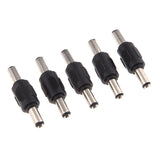 Maxbell 5Pcs Replacement Adapter Plug Converter 5.5mm x 2.1mm Male Plug to 5.5mm x2.1mm Male Plug - Aladdin Shoppers