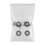 Maxbell 4 Pack Aluminum Speaker Spike Shockproof 20x8mm Isolation Feet Stand Cone Pad Turntable Amplifier CD DAC Recorder Silver - Aladdin Shoppers