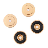 Maxbell 4 Pack Aluminum Speaker Spike Shockproof 20x8mm Isolation Feet Stand Cone Pad Turntable Amplifier CD DAC Recorder Gold - Aladdin Shoppers