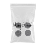 Maxbell 4 Pack Aluminum Speaker Spike Shockproof 20x8mm Isolation Feet Stand Cone Pad Turntable Amplifier CD DAC Recorder Black - Aladdin Shoppers