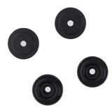 Maxbell 4 Pack Aluminum Speaker Spike Shockproof 20x8mm Isolation Feet Stand Cone Pad Turntable Amplifier CD DAC Recorder Black - Aladdin Shoppers
