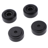 Maxbell 4 Pack Aluminum Speaker Spike Shockproof 20x8mm Isolation Feet Stand Cone Pad Turntable Amplifier CD DAC Recorder Black - Aladdin Shoppers