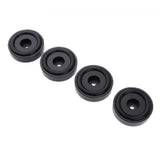 Maxbell 4 Pack Aluminum Speaker Spike Shockproof 30x10mm Isolation Feet Stand Cone Pad Turntable Amplifier CD DAC Recorder Black - Aladdin Shoppers
