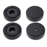 Maxbell 4 Pack Aluminum Speaker Spike Shockproof 30x10mm Isolation Feet Stand Cone Pad Turntable Amplifier CD DAC Recorder Black - Aladdin Shoppers