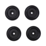 Maxbell 4 Pack Aluminum Speaker Spike Shockproof 30x10mm Isolation Feet Stand Cone Pad Turntable Amplifier CD DAC Recorder Black - Aladdin Shoppers