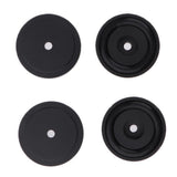 Maxbell 4 Pack Aluminum Speaker Spike Shockproof 30x10mm Isolation Feet Stand Cone Pad Turntable Amplifier CD DAC Recorder Black - Aladdin Shoppers