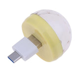 3 Pieces USB Mini Disco Light Ball Portable LED Karaoke KTV Party Decor Lamp