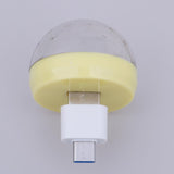 3 Pieces USB Mini Disco Light Ball Portable LED Karaoke KTV Party Decor Lamp