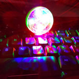 3 Pieces USB Mini Disco Light Ball Portable LED Karaoke KTV Party Decor Lamp