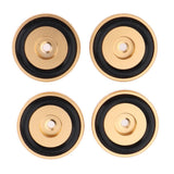 Maxbell 4 Pack Aluminum Speaker Spike Shockproof 40x10mm Isolation Feet Stand Cone Pad Turntable Amplifier CD DAC Recorder Gold - Aladdin Shoppers