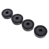 Maxbell 4 Pack Aluminum Speaker Spike Shockproof 50x15mm Isolation Feet Stand Cone Pad Turntable Amplifier CD DAC Recorder Black - Aladdin Shoppers