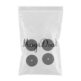 Maxbell 4 Pack Aluminum Speaker Spike Shockproof 14x15mm Isolation Feet Stand Cone Pad Turntable Amplifier CD DAC Recorder Black - Aladdin Shoppers