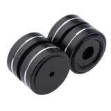 Maxbell 4 Pack Aluminum Speaker Spike Shockproof 14x15mm Isolation Feet Stand Cone Pad Turntable Amplifier CD DAC Recorder Black - Aladdin Shoppers