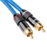 Maxbell Dual XLR Male to Dual RCA Male Cable, 2 XLR Male to 2 RCA Male HIFI Audio Cable, 4N OFC Wire, for Amplifier Mixer Microphone, 0.5m - Aladdin Shoppers