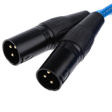 Maxbell Dual XLR Male to Dual RCA Male Cable, 2 XLR Male to 2 RCA Male HIFI Audio Cable, 4N OFC Wire, for Amplifier Mixer Microphone, 1.5m - Aladdin Shoppers