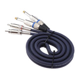 Maxbell Audio Cable Dual 1/4" 6.35mm To Dual RCA Phono For Mixer Amplifier 1.5m - Aladdin Shoppers