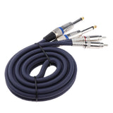 Maxbell Audio Cable Dual 1/4" 6.35mm To Dual RCA Phono For Mixer Amplifier 1.5m - Aladdin Shoppers