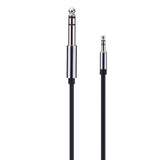 Maxbell 1.5m 3.5mm 1/8'' Male To 6.35mm 1/4'' Male Stereo Audio Cable for iPhone, Amplifiers + 2 Pack Jack Adapter - Aladdin Shoppers